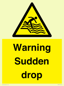 Warning Sudden drop